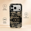 Compatible with iPhone 18 Pro Case,Animal Stylish Zebra Tiger Print Pattern Retro Phone Case Shockproof Double-Layer Drop-Resistant Protection,Zebra, for iPhone 18 Pro