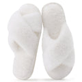 Evshine Memory Foam Fuzzy House Slippers for Women