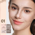 JUDYDOLL Highlight & Contour Palette, All-in-One Matte Highlighter Contour Compact, Natural Brightening Finish for Cool Fair & Olive Skin (01 Wave Shadow Palette)