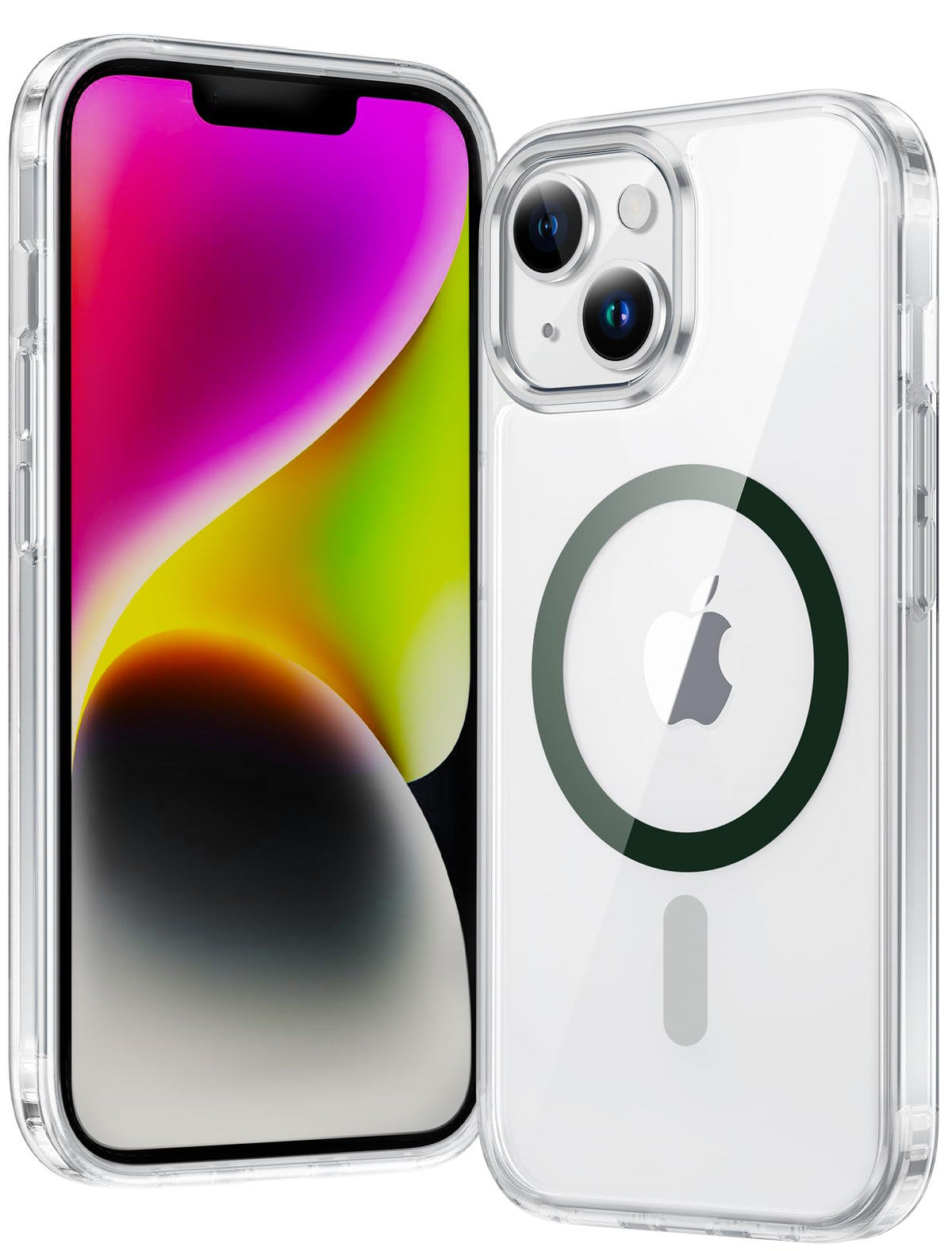 FNTCASE for iPhone 18 Pro Max Case / 17 Pro Max Clear Case Fit for Magsafe