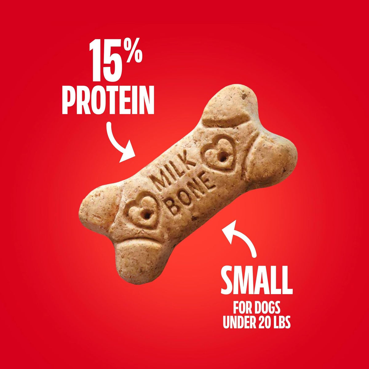 Milk-Bone Crunchy Small Dog Treats, 24 Oz. Box, Original Beef Flavor