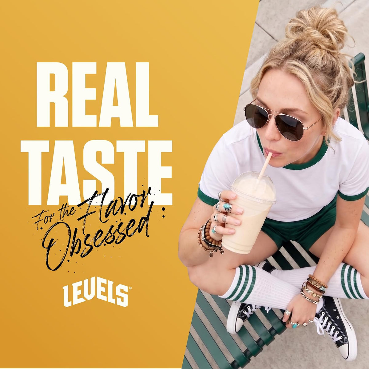 Levels Whey Protein Powder, No Artificial Ingredients, Vanilla Bean, 2LB | 24G of protein and 5.4G BCAAs per scoop, made with hormone-free dairy, zero junk, no fillers, no added sugar, certified clean