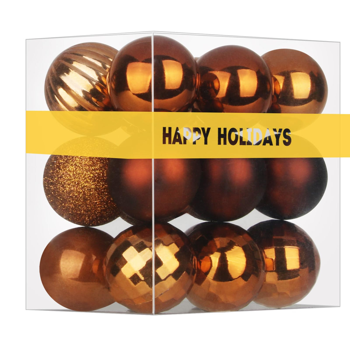 White 4.0" Large Christmas Balls - Christmas Tree Decoration Ornaments Shatterproof Hanging Balls for Birthday Halloween Holiday Wedding Decorations Set of 4pcs