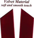 12Pcs Burgundy Velvet Ribbon Bows Christmas Tree Decorations,5in x 10in Xmas Ornaments for Tree Home Party Front Door Wreath Garland Holiday Decor