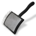 Chris Christensen Baby G Dog Slicker Brush for Dogs (Goldendoodles, Labradoodles, Poodles), Groom Like a Professional, Fluff Detangle Style, Saves Time Energy, Coral, Small