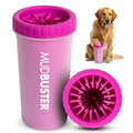 Dexas MudBuster Large Dog Paw Cleaner, Matte Black, Fits 2.5"-3.5" Wide Paws, Gentle Silicone Bristles for Quick, Easy Cleaning