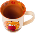 Silver Buffalo Peanuts Snoopy Fall Leaf, Wide Rim Ceramic Mug, 16oz