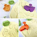 Cake Leaves Baking Pie Crust Cutters Set of 4 Random Color