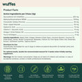 Wuffes Advanced Dog Hip and Joint Supplement with Glucosamine, Chondroitin, Omega 3, MSM, and Green Lipped Mussel, 60 Pork Flavored Chews for Small and Medium Dog Breeds