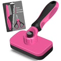 3PCS Cat Grooming Supplies, Cat Brush & Nail Clipper/Trimmer & Flea Comb for Shedding Indoor Cats Essentials Stuff Accessories (Black)