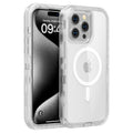 Follaroma Magnetic for iPhone 16 Plus Case, Heavy Duty Phone Cases, Clear