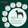 Kuoser Waterproof Dog Coat, Warm Reversible Dog Jacket with Leash Hole