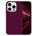 Polka Dot Pattern Phone Case for iPhone 13/14 6.1", Wine