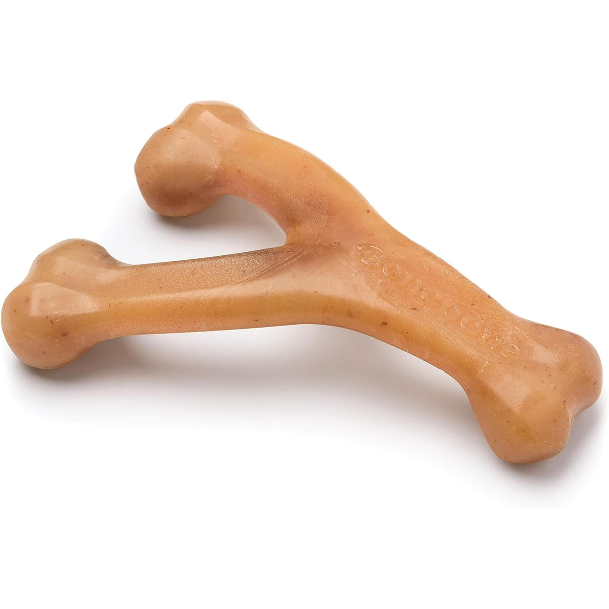 Benebone Wishbone Chew Toy for Aggressive Chewers, Pumpkin Spice, Small