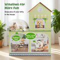 Cardboard Cat Houses for Indoor Cats Kitten Scratcher Houses Cafe Themed