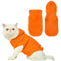 PUPTECK Winter Dog Cat Sweater Coat - Soft Cold Weather Clothes Knitwear for Kitties & Small Dogs Indoor Outdoor Walking Warm, Knitted Classic for Doggies Kitties Girls Boys, Pink M