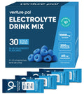 Venture Pal High Sodium Sugar Free Electrolytes Powder Packet, Zero Calories Hydration Packets with Vitamin, Sodium, Potassium & Magnesium, Electrolyte Drink Mix, Vegan, Keto Friendly, 16 Count