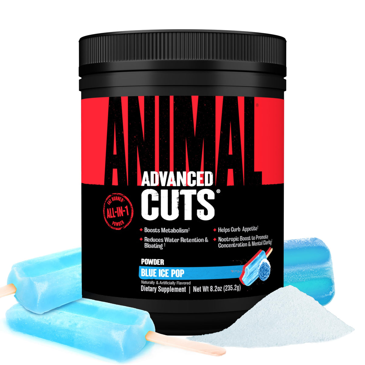 Animal Cuts All-in-1 Thermogenic Fat Burner - 25-Ingredient Cutting Stack with Removable Stim Pill, for Men & Women Athletes - Boosts Metabolism, Curbs Appetite, Sharpens Focus, 42 Pill Packs