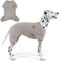 KYEESE Striped Dog Pajamas for Medium Large Dog Stretchy Onesie Daily Wear