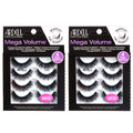 Ardell False Eyelashes Mega Volume 251 – Fluffy Volume for a Dramatic Look, Wispy Lashes, Full Strip, 2 Pack