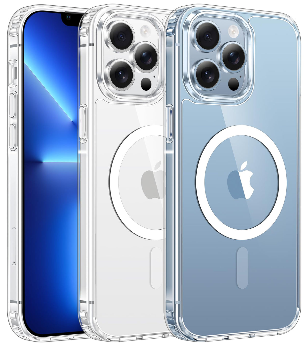 FNTCASE for iPhone 18 Pro Max Case / 17 Pro Max Clear Case Fit for Magsafe