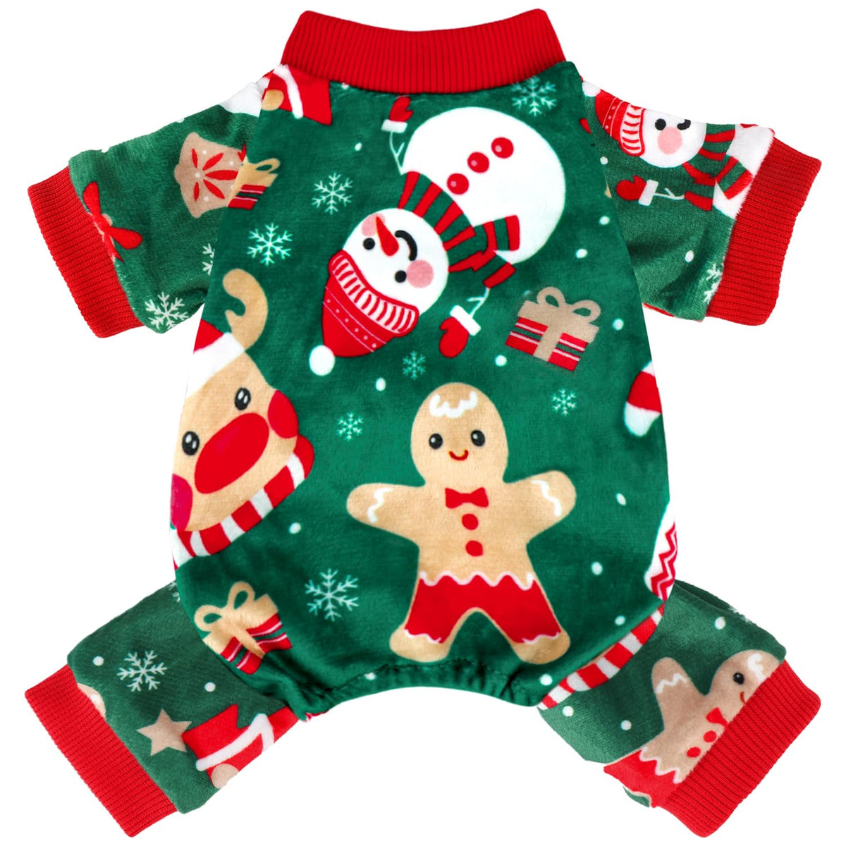 Dog Easter Outfit Pajamas Soft Lightweight Dog Onesie Warm Pet Winter Clothes for Small Medium Large Pet Dogs Cats