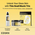 COSRX Snail Mucin 92% Face Moisturizer 2 Pack (3.52 fl.oz Each), Lightweight Moisturing Cream for Soft, Glowy Skin, Korean Skin Care, Korean Moisturizer Face Cream