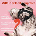 rabbitgoo Cat Harness and Leash Set, Escape Proof Vest, Black | Soft Breathable Mesh, Easy Adjustable Fit, Snap Buckles, Sturdy Clip, Reflective Strips, for Small & Average Cats Walks, Xs