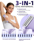 Ufree 3-in-1 Bikini Trimmer Electric Razors for Women, Gifts for Women
