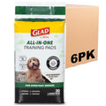 Glad for Pets Activated Carbon Dog Training Pads - Absorbent Large Disposable Dog Pee Pads for Dogs, XL Potty Pads for Dogs, Charcoal Puppy Pads with Adhesive Tabs, Jumbo Dog Pads, 28" x 30", 50 Count