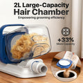Buenkee Dog Grooming Vacuum Kit, 15000Pa Clipper, Shedding Brush, 2L, White