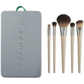 EcoTools 6-Piece Start the Day Beautifully Makeup Brush Set, Makeup Brushes For Eyeshadow, Blush, Concealer, & Foundation Application, Eco-Friendly, Gift Set, Synthetic Hair, Vegan & Cruelty-Free