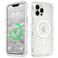 Follaroma Magnetic for iPhone 16 Plus Case, Heavy Duty Phone Cases, Clear