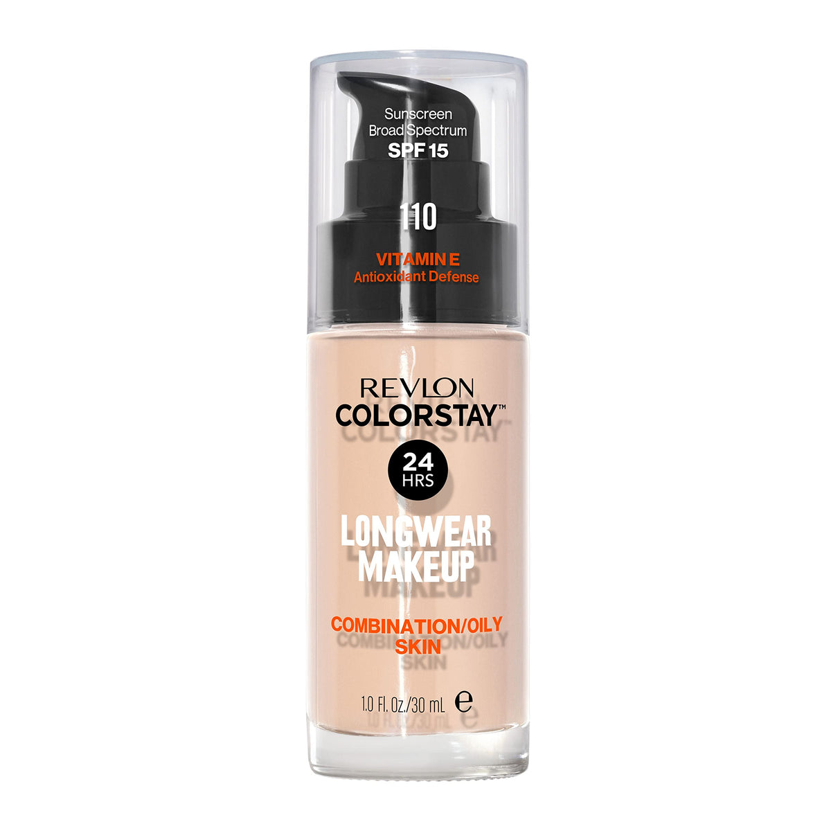 Revlon Liquid Foundation, ColorStay Face Makeup for Combination & Oily Skin, SPF 15, Medium-Full Coverage with Matte Finish, 360 Golden Caramel, 1 Fl Oz