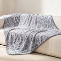 Luciphia Fluffy Paw Print Dog Blanket Large/Medium/Small, Soft Fleece Throw