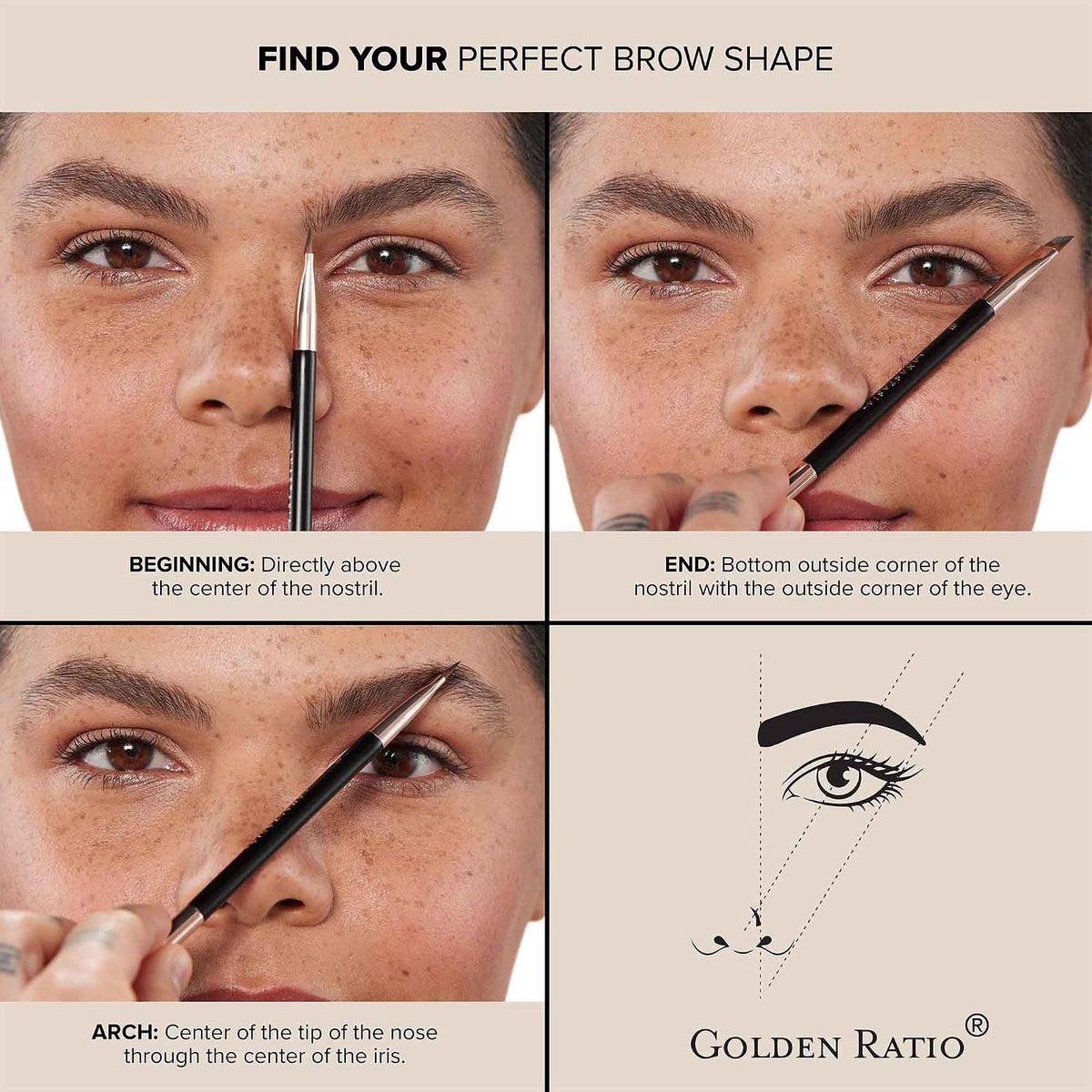 Anastasia Beverly Hills Brow Powder Duo - High-Pigment Compact Brow Powder with Mirrored Travel Case, Blendable Formula for Filling & Shaping Brows