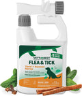Vet's Best Flea & Tick, Mosquito, Yard & Kennel Spray for Dogs, 32 oz | Plant-Based Yard Treatment, Kills Fleas, Ticks & Mosquitoes, Ready-to-Use Hose Attachment, Safe for Plants, Made in USA