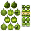 White 4.0" Large Christmas Balls - Christmas Tree Decoration Ornaments Shatterproof Hanging Balls for Birthday Halloween Holiday Wedding Decorations Set of 4pcs