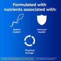 One A Day Men's Pre-Conception Health Multivitamin to Support Sperm Health, Supplement for Men with Vitamin C, Vitamin E, Selenium, Zinc, and Lycopene, 30 Count​