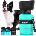 lesotc Dog Water Bottle, Portable Pet Water Dispenser, Leak Proof Travel Squeeze Water Bottle for Dogs, Puppy Essentials Dog Stuff Accessories for Outdoor Walking, Hiking, BPA-Free, Lightweight