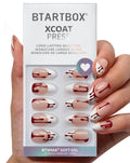BTArtbox Press On Nails, Cream Puff, Short Almond, Ombre Off White, 32Ct | 2+ Weeks Wear, Salon-Quality Natural Nails, 10-Minute Easy Daily Application, Fast Removal, 16 Sizes, All-in-One Complete Kit