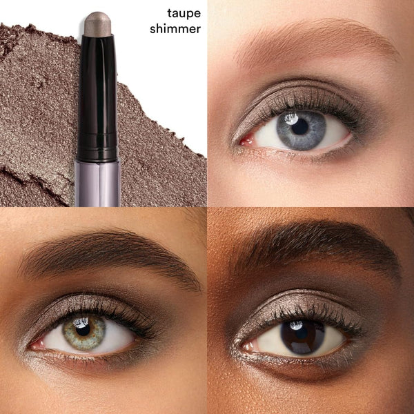 Julep Eyeshadow 101 Cream-to-Powder Waterproof Eyeshadow Stick – Taupe Shimmer – Long-Lasting, Buildable, Crease-Proof, Cruelty Free, Shimmer Finish with Built-In Smudger