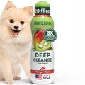 TropiClean 2-in-1 Dog Shampoo and Conditioner, Moisturizing Dog Detangler, Puppy Safe, Made in the USA, Papaya Scent, Cat & Kitten Safe, 20oz.