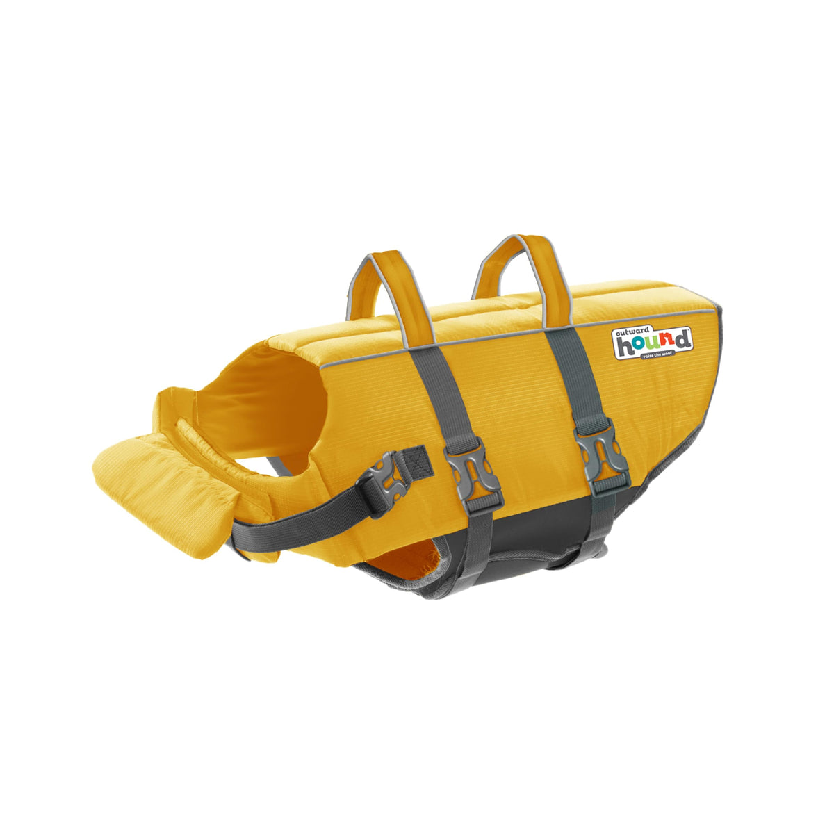 Outward Hound Granby Splash Orange Dog Life Jacket, Medium