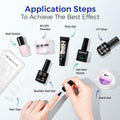 Morovan Professional Natural Nail Prep Dehydrate and Acid-Free Primer, Dehydrator for Acrylic and Gel Nail Polish, Non Acid Primer for UV Gels Fast Dry Superior Bonding Agent Gift Box Set