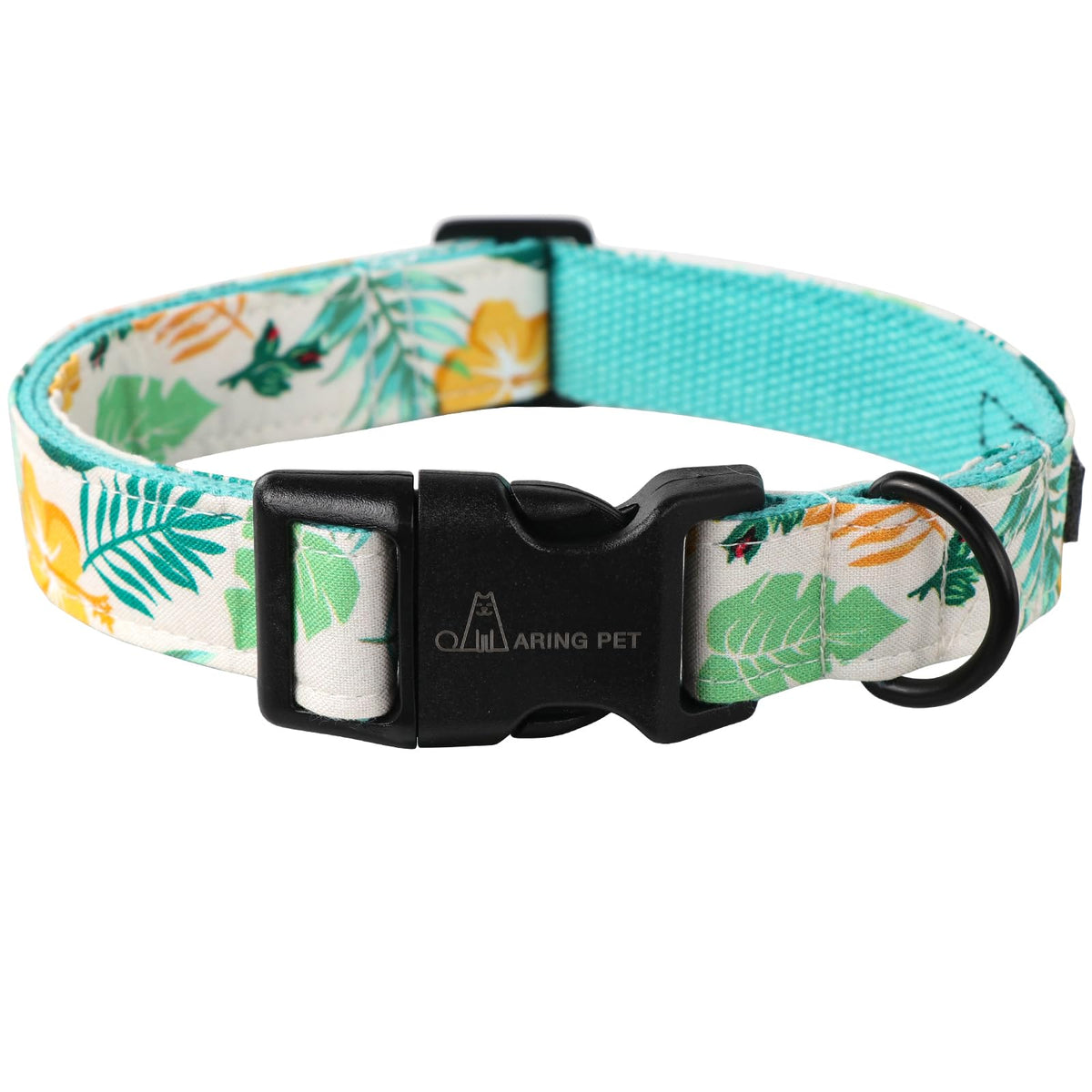 ARING PET Fall Dog Collar-Cotton Maple Leaves Dog Collar for Small Dogs, Adjustable Lightweight Dog Collars with Quick Release Buckle for Small Medium Large Dogs