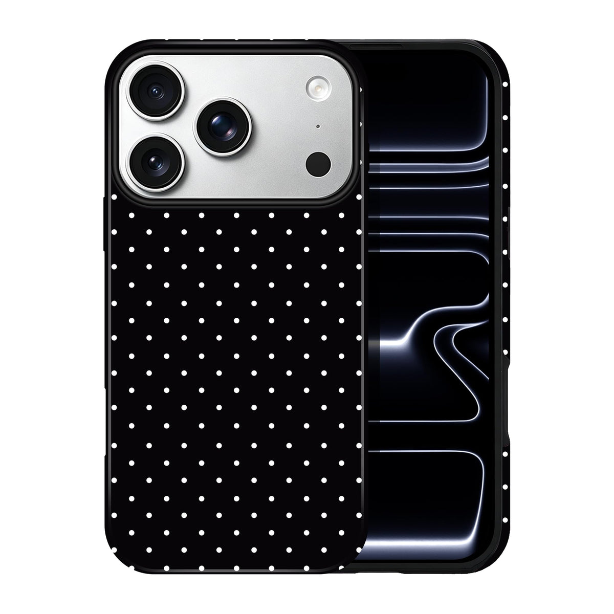 Polka Dot Pattern Phone Case for iPhone 13/14 6.1", Wine
