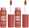NYX PROFESSIONAL MAKEUP Smooth Whip Matte Lip Cream, Long Lasting, Moisturizing, Vegan Liquid Lipstick - Latte Foam (Pinky Mauve)