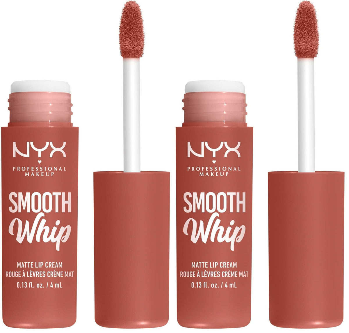 NYX PROFESSIONAL MAKEUP Smooth Whip Matte Lip Cream, Long Lasting, Moisturizing, Vegan Liquid Lipstick - Latte Foam (Pinky Mauve)