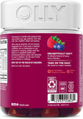 OLLY Women's Multivitamin Gummy, Women's Overall Wellness,* Vitamins A, C, D, E, Biotin, Folic Acid, Adult Chewable Supplement, Berry Flavored, 65 Day Supply - 130 Count